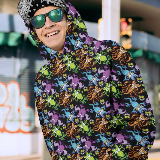 Wear Zoo&co's All-over print Hoodies for women, men and kids