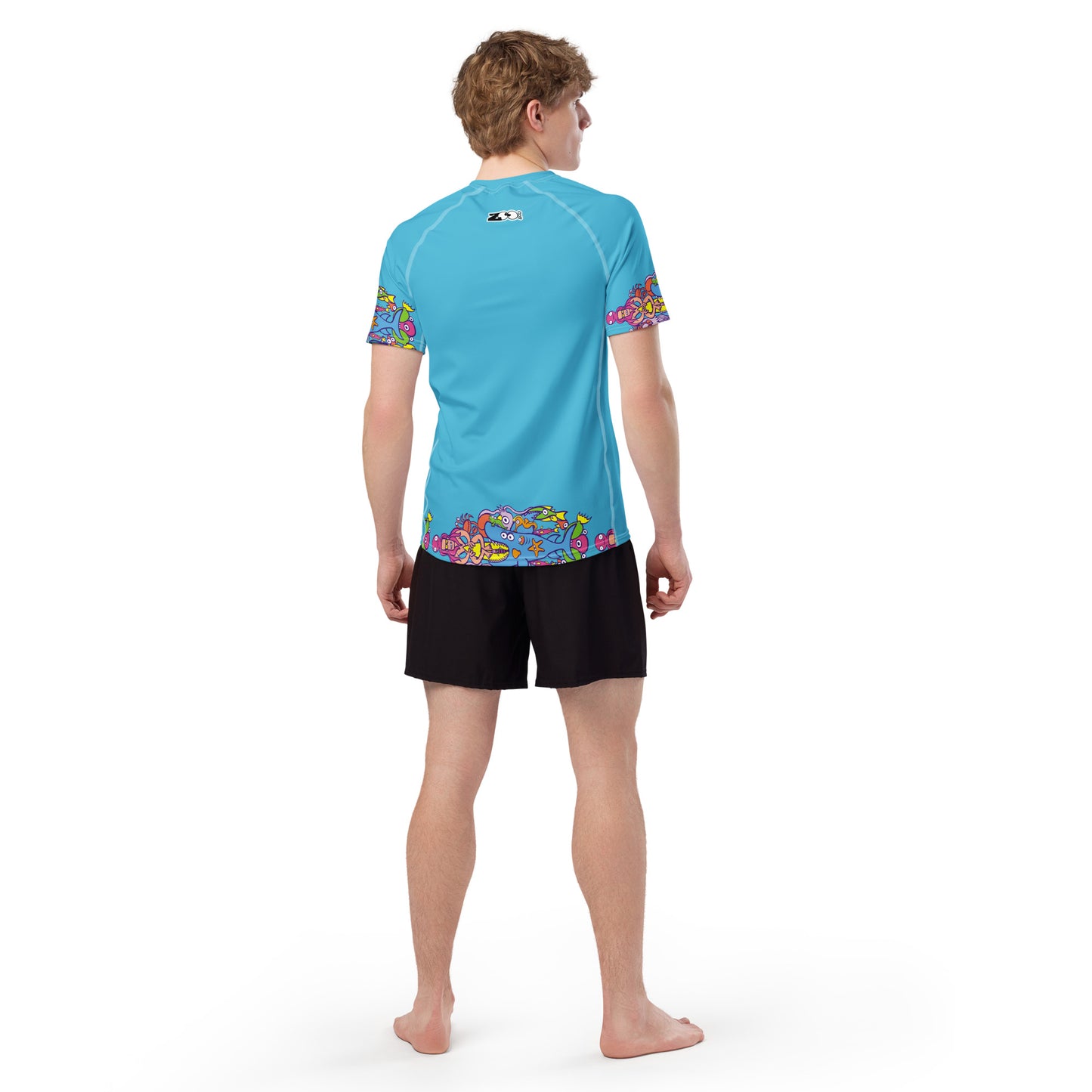 Surfing is a True Extreme Sport Men’s Short Sleeve Rash Guard. Lifestyle