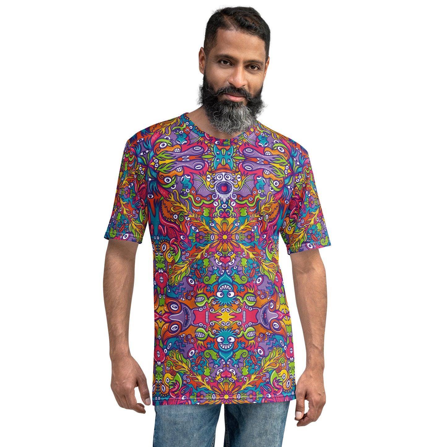The Wizard's Dream: Shaping a New Generation of Doodle Creatures - Men's t-shirt. Front view