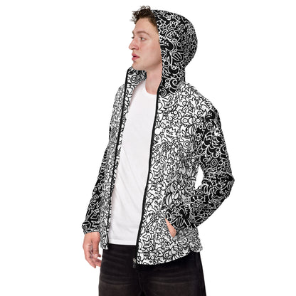 The Playful Power of Great Doodles for Bold People - Men’s windbreaker. Lifestyle