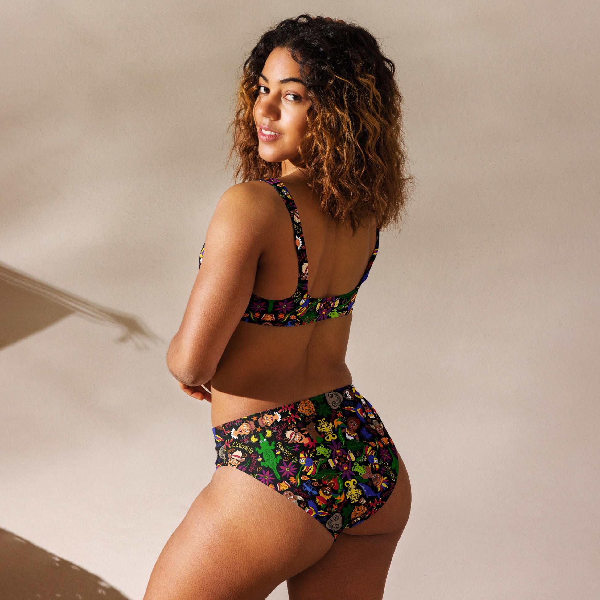 Colombia, the charm of a magical country Recycled high-waisted bikini. Lifestyle