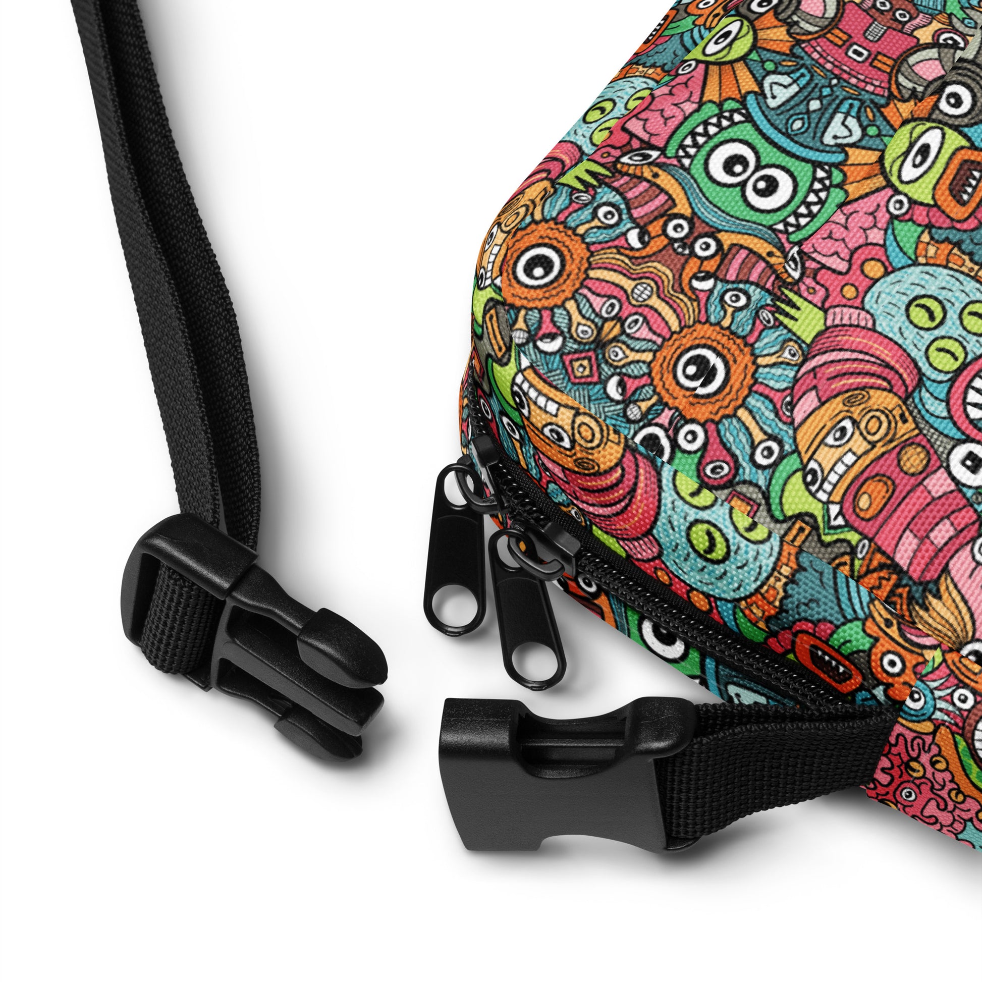 Robot Odyssey: A High-Tech Adventure with Quirky Bots - Utility crossbody bag. Product details
