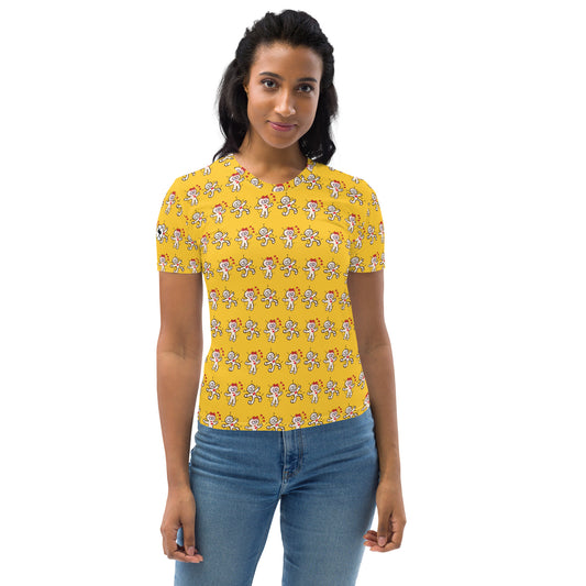 Voodoo Love Chase: Spooky Romance VooDuo - Women's T-shirt. Front view