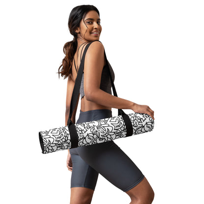 The Playful Power of Great Doodles for Bold People - Yoga mat. Easy to roll up and carry