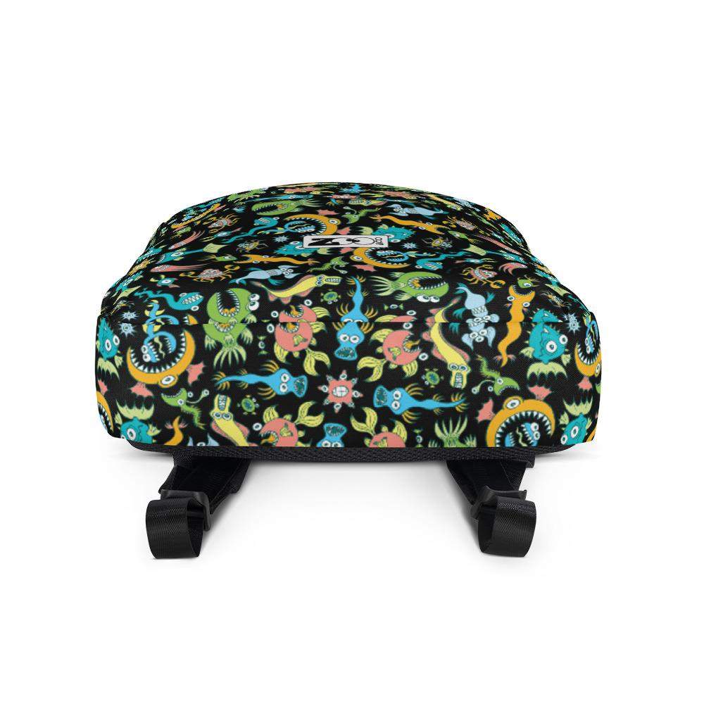 Sea creatures pattern design Backpack-Backpacks