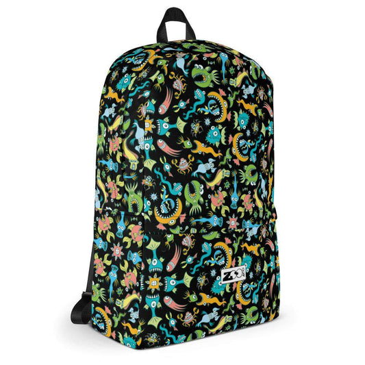 Sea creatures pattern design Backpack-Backpacks