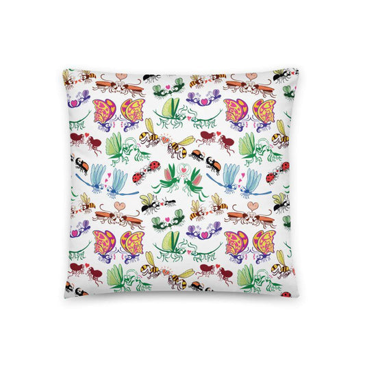 Cool insects madly in love Basic Pillow-Basic pillows