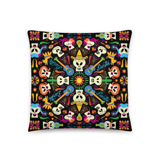 Day of the dead Mexican holiday Basic Pillow-Basic pillows