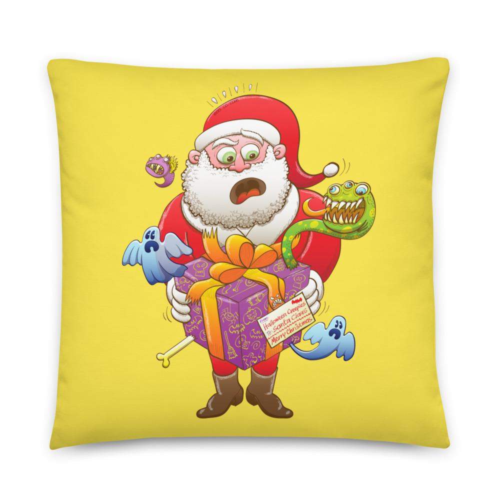 Creepy Christmas gift for Santa Basic Pillow-Basic pillows,On sale