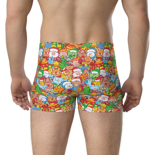 All Christmas stars in a pattern design Boxer Briefs-Boxer briefs