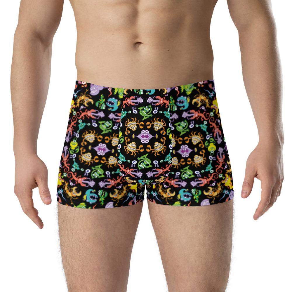 Ocean critters mandala pattern Boxer Briefs-Boxer briefs