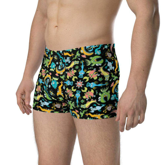 Sea creatures pattern design Boxer Briefs-Boxer briefs