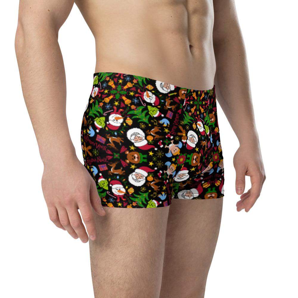 The joy of Christmas pattern design Boxer Briefs-Boxer briefs