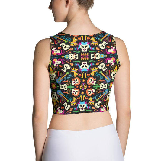 Day of the dead Mexican holiday Crop Top-Crop Tops