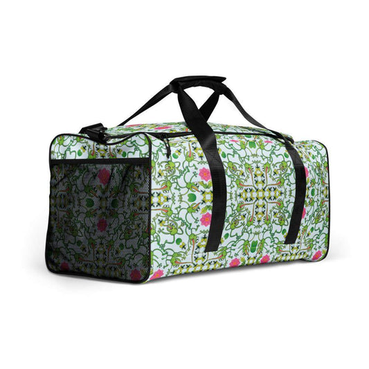 Funny frogs hunting flies Duffle bag-Duffle bags