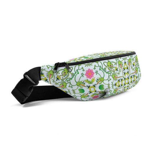 Funny frogs hunting flies Fanny Pack-Fanny packs