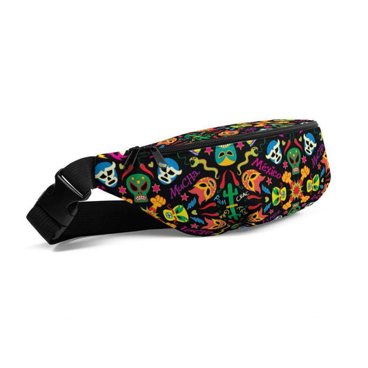 Mexican wrestling colorful party Fanny Pack-Fanny packs