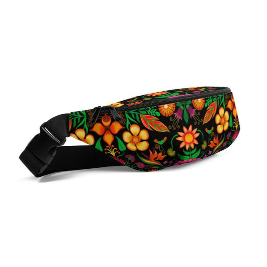 Wild flowers in a luxuriant jungle Fanny Pack-Fanny packs