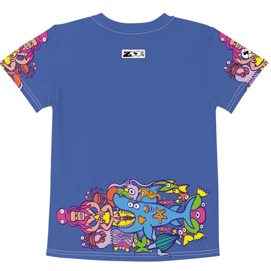 Surfing is a true extreme sport Kids crew neck t-shirt-Kids crew neck t-shirt