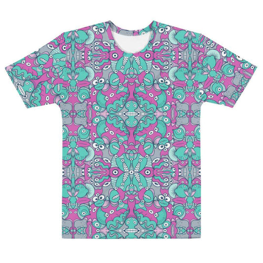 Sea creatures from an alien world Men's T-shirt-All-over print T-Shirts