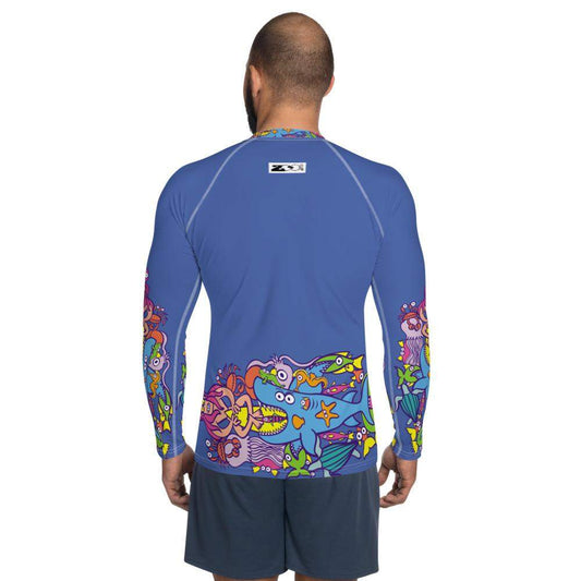 Surfing is a true extreme sport Men's Rash Guard-Rash guards