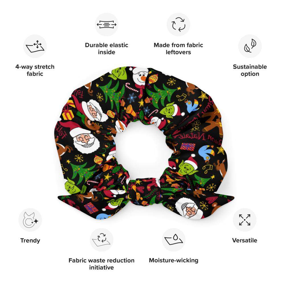 The joy of Christmas pattern design Scrunchie-On sale,Scrunchies