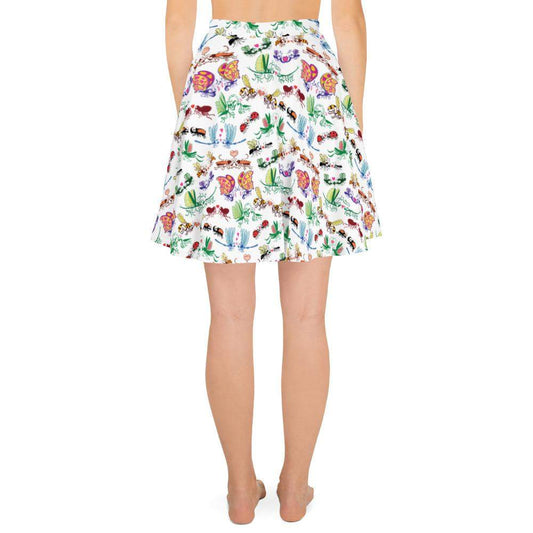 Cool insects madly in love Skater Skirt-Skater skirts