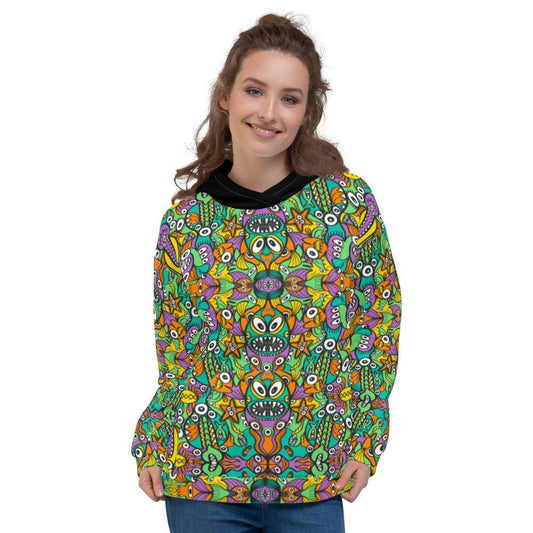 The vast ocean is full of doodle critters Unisex Hoodie-Unisex hoodies