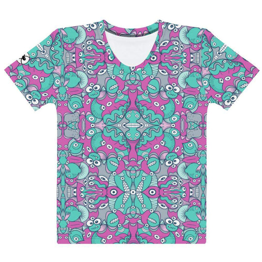 Sea creatures from an alien world Women's T-shirt-All-over print T-Shirts