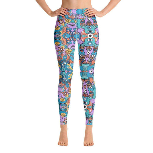 Wake up, time to take care of our sea Yoga Leggings-Yoga leggings
