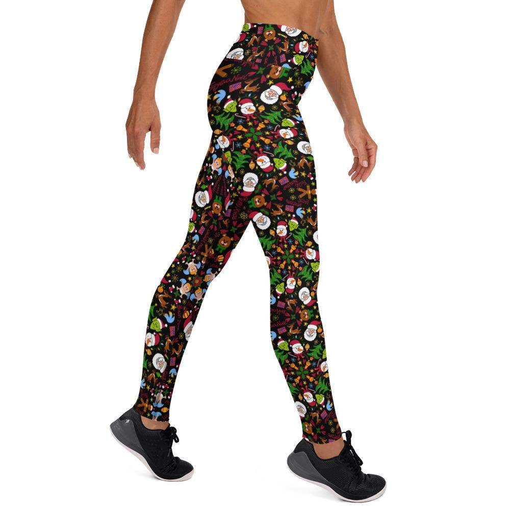 The joy of Christmas pattern design Yoga Leggings-Yoga leggings