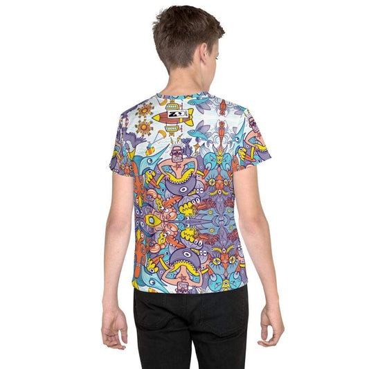 Ready for adventure this summer? Youth crew neck t-shirt-Youth crew neck t-shirt