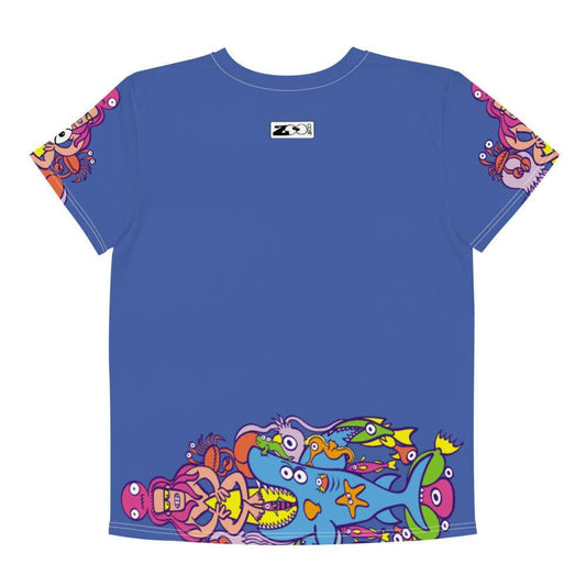 Surfing is a true extreme sport Youth crew neck t-shirt-Youth crew neck t-shirt