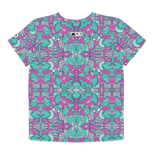 Sea creatures from an alien world Youth crew neck t-shirt-Youth crew neck t-shirt