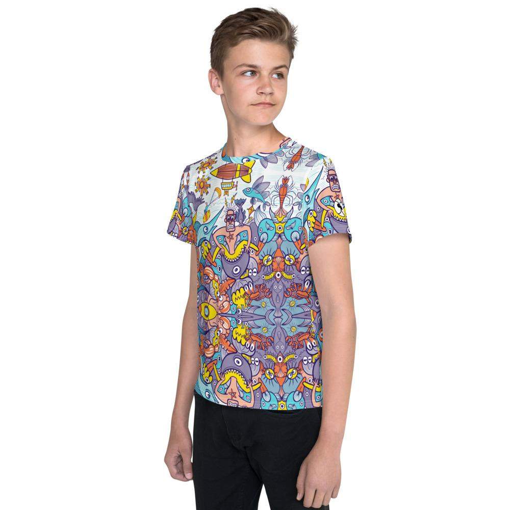 Ready for adventure this summer? Youth crew neck t-shirt-Youth crew neck t-shirt