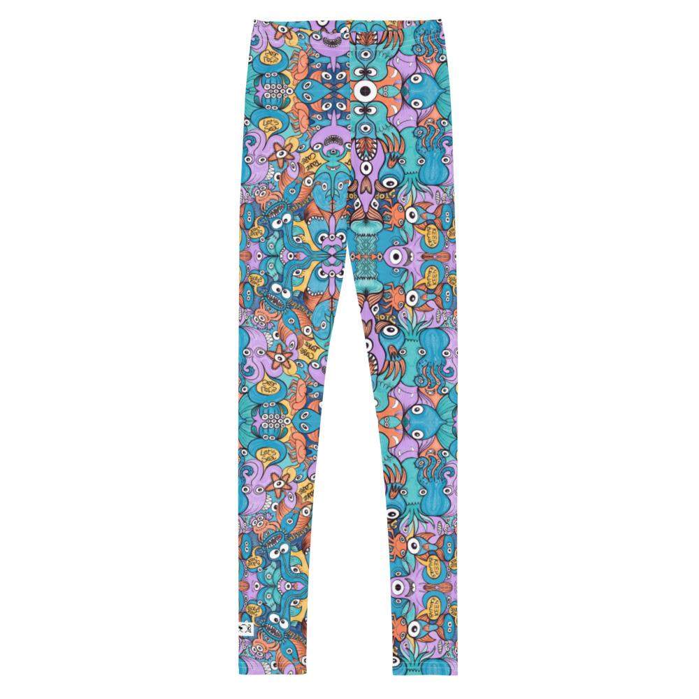 Wake up, time to take care of our sea Youth Leggings