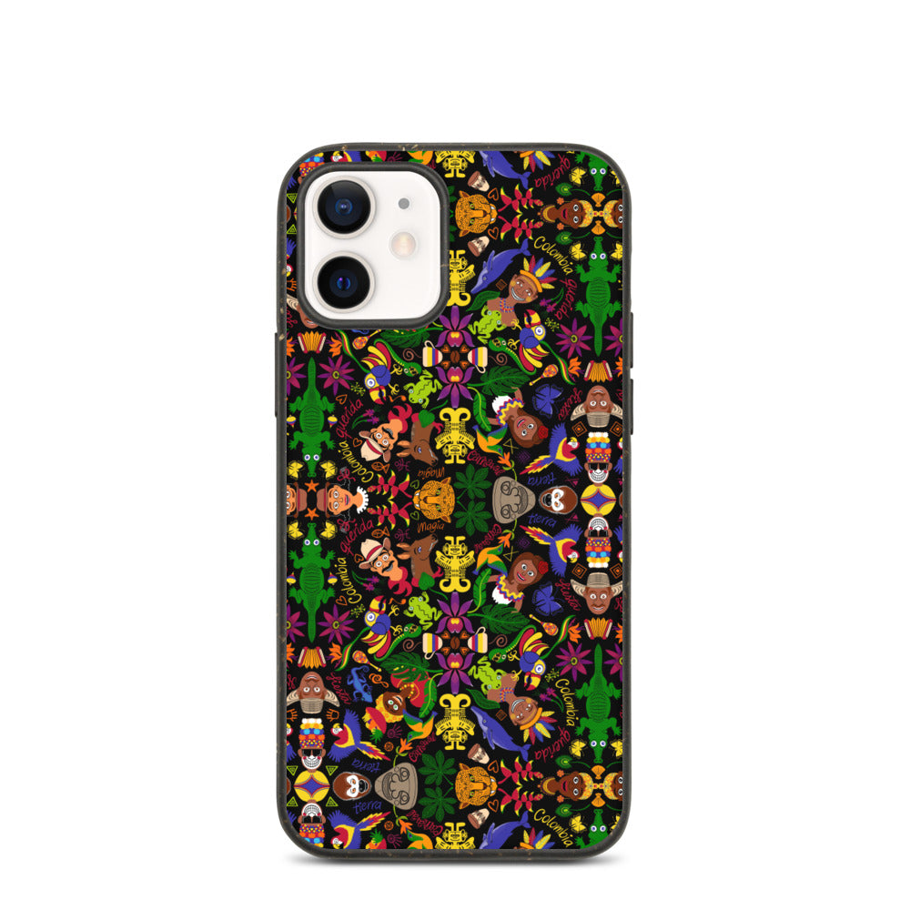 Colombia, the charm of a magical country Biodegradable phone case. iPhone 12