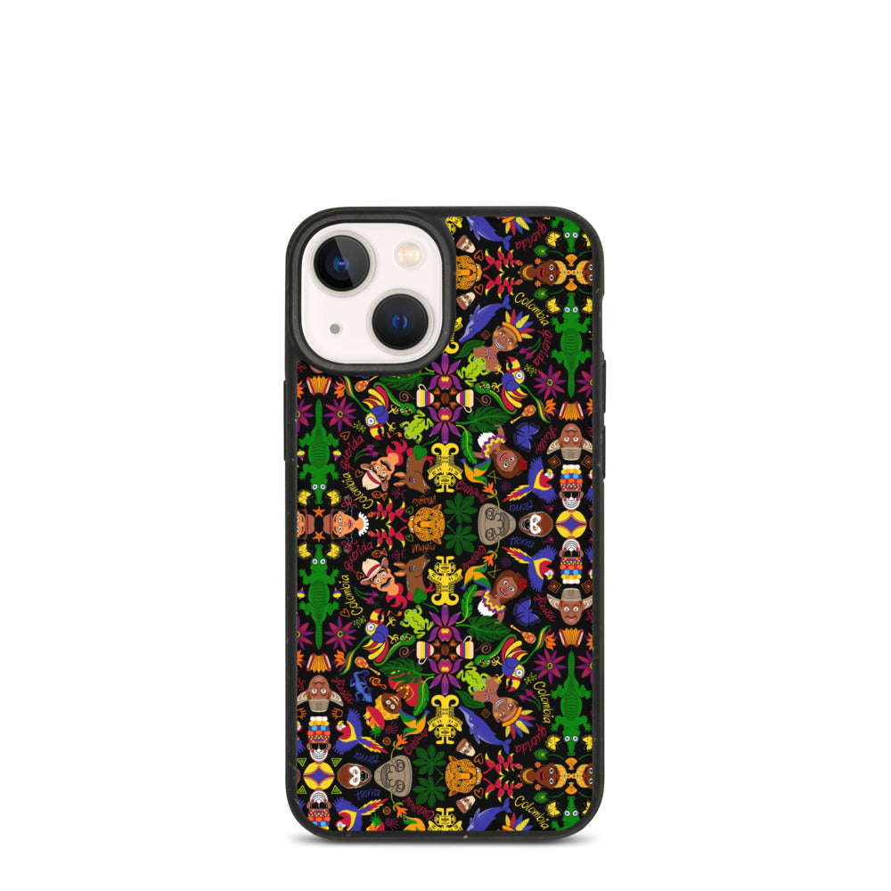 Colombia, the charm of a magical country Biodegradable phone case. iPhone 13 mini
