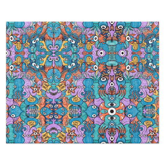 Wake up, time to take care of our sea Jigsaw puzzle. 520 pieces