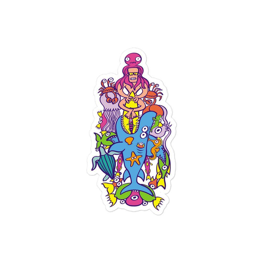 Surfing is a true extreme sport Bubble-free stickers-Bubble-free stickers