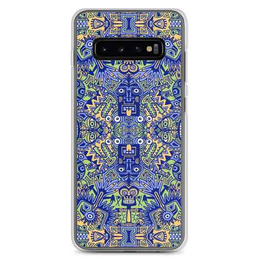 Playful Pre-columbian symbols pattern Samsung Case-Samsung cases