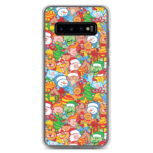 All Christmas stars pattern design Samsung Case. S10