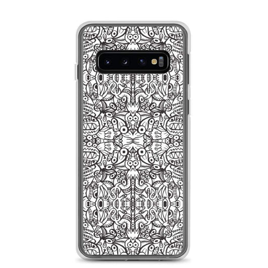 Brush style doodle critters Samsung Case-Samsung cases