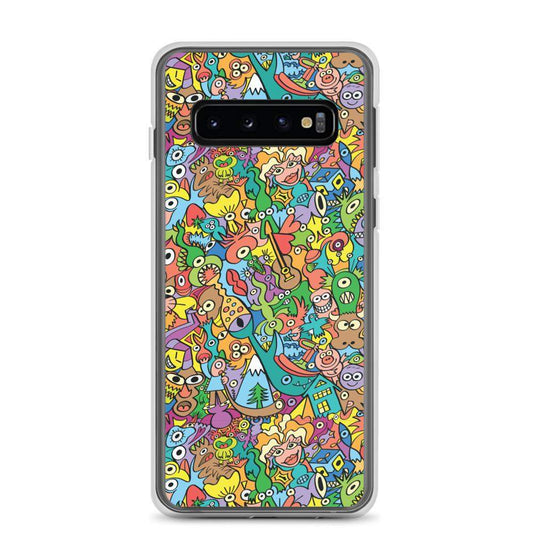Cheerful crowd enjoying a lively carnival Samsung Case-Samsung cases