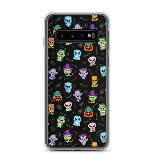 Scary Halloween faces Samsung Case. s10