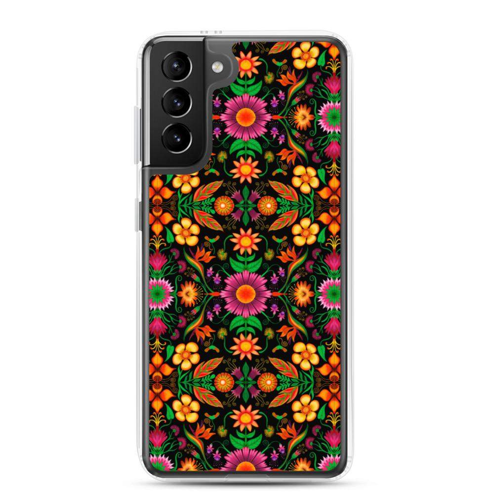 Wild flowers in a luxuriant jungle Samsung Case-Samsung cases