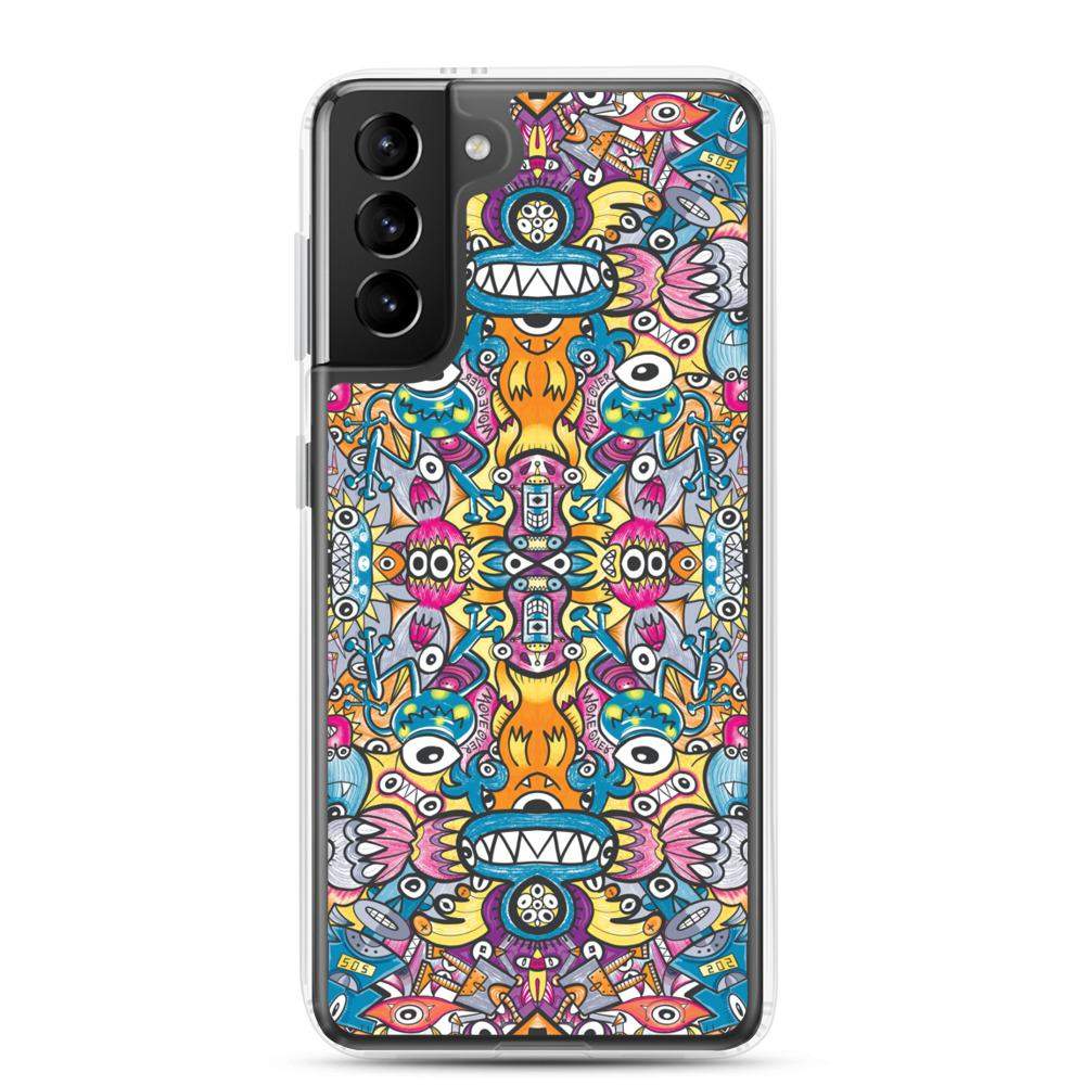 Monsters vs robots ultimate battle Samsung Case-Samsung cases