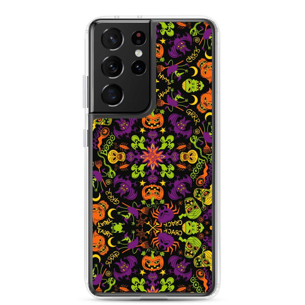 All Halloween stars in a creepy pattern design Samsung Case-Samsung cases
