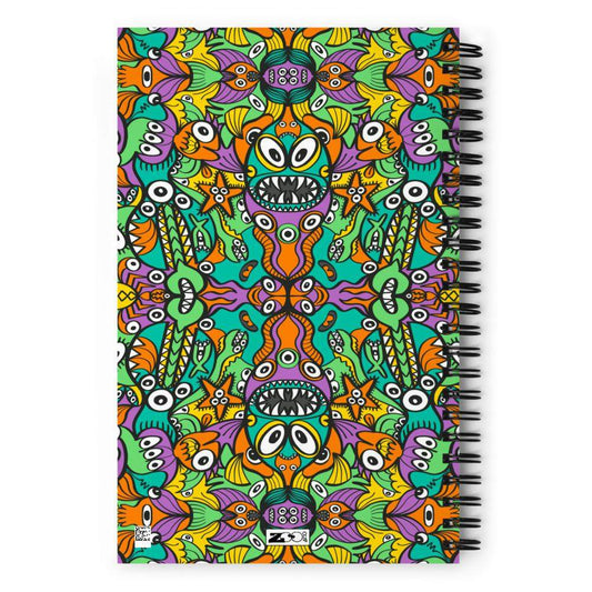 The vast ocean is full of doodle critters Spiral notebook-Spiral notebooks