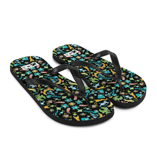 Sea creatures pattern design Flip-Flops-Flip-flops